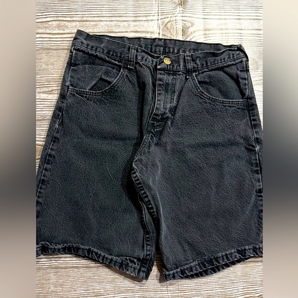 Boys Husky size 14 jean Rustler shorts. Black. - Picture 1 of 4